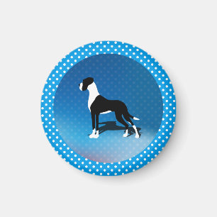 Großillustration der Dänischen Dogge Magnet