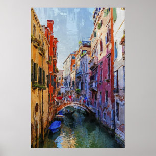 Großkanal Venedig, italy Poster