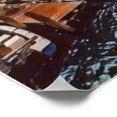 Großkanal Venedig mit Gondeln Poster (Ecke)