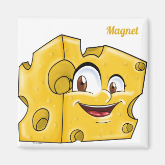 Großkäse - Funny Yellow Cartoon Caracter Magnet