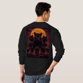 Großkatze T-Shirt (Schwarz voll)