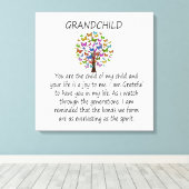 Großkind Leinwanddruck (Insitu (Holzboden))