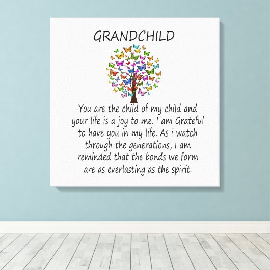 Großkind Leinwanddruck (Insitu (Holzboden))