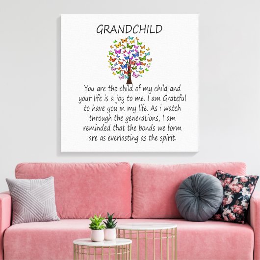 Großkind Leinwanddruck (Insitu (Wohnzimmer))