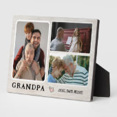 Großkinder: Eine Fotocollage Plaque Fotoplatte (Seite)