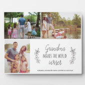 Großkinder Foto Collage Oma Fotoplatte (Vorderseite)