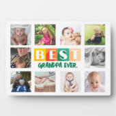 Großkinder Fotocollage Bestes Opa-Geschenk für je Fotoplatte (Vorderseite)