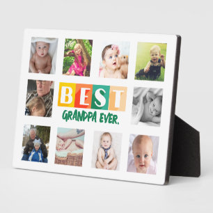 Großkinder Fotocollage Bestes Opa-Geschenk für je Fotoplatte