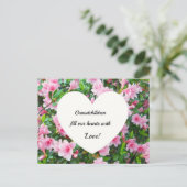 Großkinder füllen unser Herz mit Liebe. Postkarte (Stehend Vorderseite)