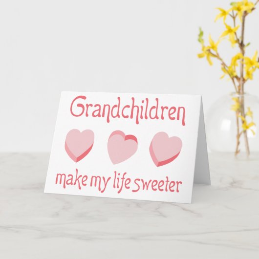 Großkinder Karte (Gelbe Blume)