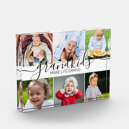 Großkinder machen das Leben großartig | 6 FotoColl Fotoblock (Links)