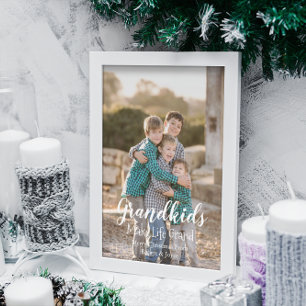 Großkinder machen das Leben großartig Feiertagspostkarte