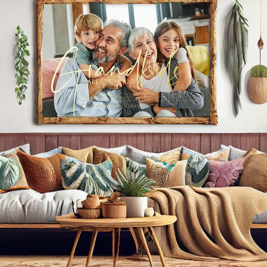 Großkinder machen das Leben großartig | FOTO Foliendrucke