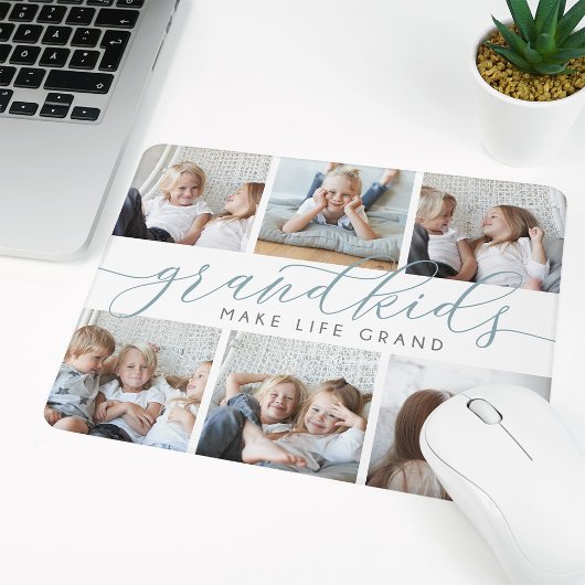Großkinder machen das Leben großartig | FotoCollag Mousepad