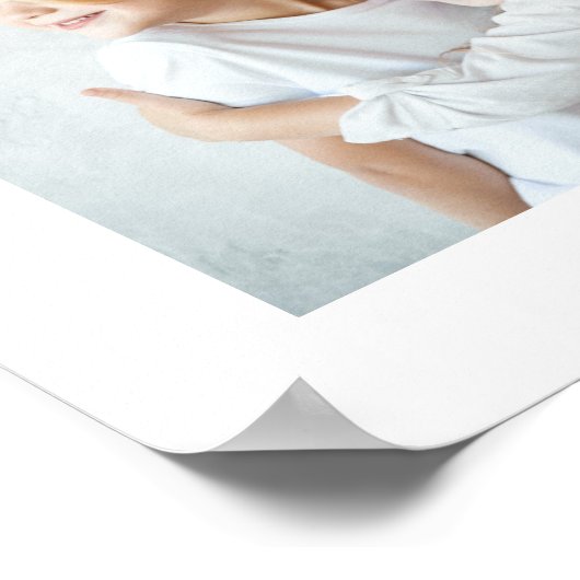 Großkinder machen das Leben großartig | FotoCollag Poster (Ecke)