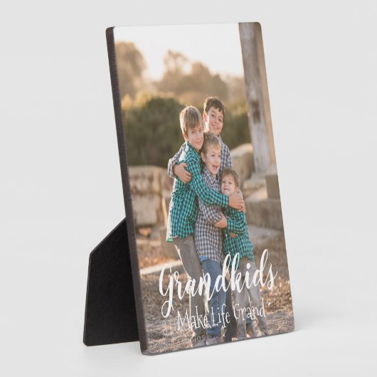 Großkinder machen das Leben großartig Fotoplatte (Seite)