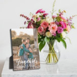 Großkinder machen das Leben großartig Fotoplatte<br><div class="desc">Großkinder machen das Leben großartig: Individuelles Familiengeschenk für Fotos. Foto Credit Fotografy © Storytree Studios,  Stanford,  CA. Fotovorlage muss durch Ihr eigenes Foto ersetzt werden</div>