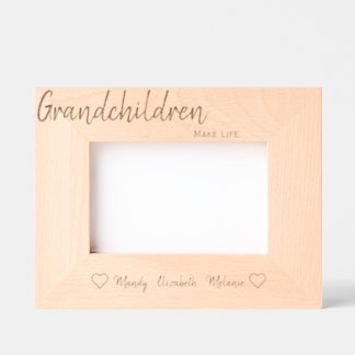 Großkinder machen das Leben großartig Geätzte Rahmen