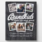 Großkinder machen das Leben großartiger 6 Foto & N Fotoplatte (Vorderseite)