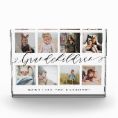 Großkinder machen das Leben zum größten FotoCollag Fotoblock (Vorderseite)