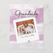 Großkinder machen den Tag der Großmütter Postkarte (Vorderseite)