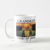 Großkinder machen Leben großartig 2 Foto Collage Kaffeetasse (Links)