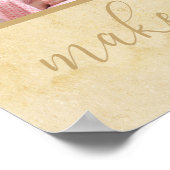 Großkinder machen Leben Große Rustikale FotoCollag Poster (Ecke)