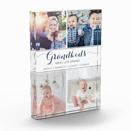 Großkinder machen lebensgroße Geschenkkollektion F Fotoblock (Links)