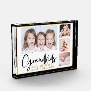 Großkinder machen Life Grand 4 Picture Personalisi Fotoblock