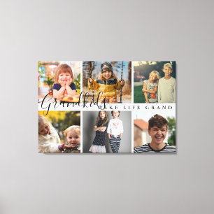 Großkinder machen Life Grand 6 Foto Geschenk für O Leinwanddruck