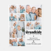 Großkinder machen Life Grand Custom 10 FotoCollage Fleecedecke (Vorderseite)