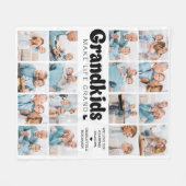 Großkinder machen Life Grand Custom 16 FotoCollage Fleecedecke (Vorderseite (Horizontal))