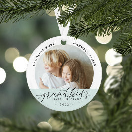 Großkinder machen Life Grand Foto Ornament