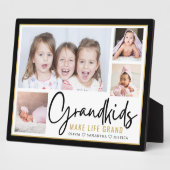 Großkinder machen Life Grand Großeltern 4 Foto Fotoplatte (Seite)