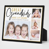 Großkinder machen Life Grand Großeltern 4 Foto Fotoplatte (Seite)