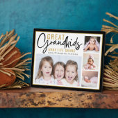 Großkinder machen Life Grand Großeltern 4 Foto Fotoplatte (Seite)