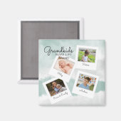 Großkinder machen Life Grand Großkinder Foto Magnet (Vorderseite/Rückseite)
