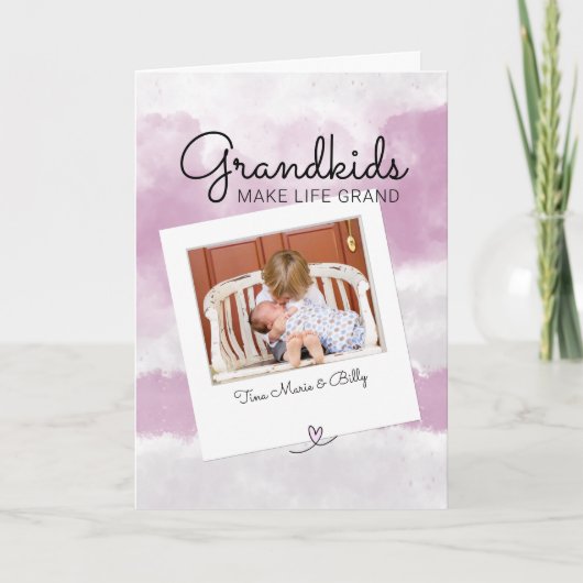 Großkinder machen Life Grand Mütter Day Card Karte (Vorderseite)