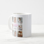 Großkinder machen Life Grand Oma 8-Foto maßgeschne Kaffeetasse (Vorderseite Links)