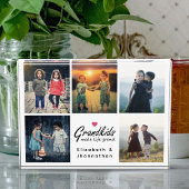 Großkinder machen Life Grand Pink Herzfoto Collage Fotoblock