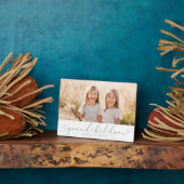 Großkinder Modernes Herz Script Foto Liebe Fotoplatte (Seite)