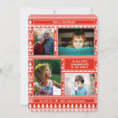 Großkinder Opa Oma Foto Frohe Weihnachten (Vorderseite)