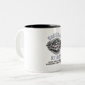 Großkinder Pit Crew Muscle Car Zweifarbige Tasse (Vorderseite Links)