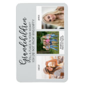 Großkinder Platz im Herzen 3 Foto füllen Magnet (Vertikal)