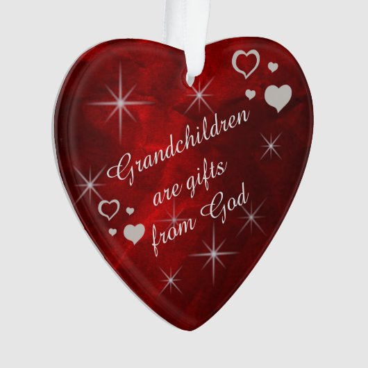 Großkinder sind Geschenke Ornament (Vorderseite)