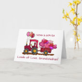 Großkinder Valentinstag Ladung von Lieben Karte (Gelbe Blume)