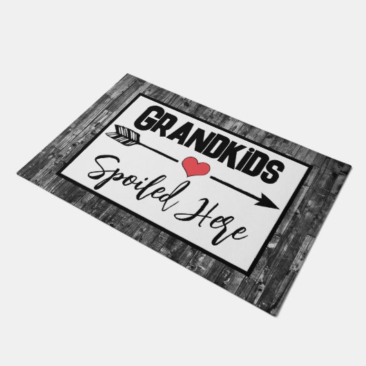 Großkinder vertrieben hier fußmatte (Schrägansicht)