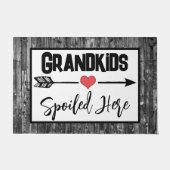 Großkinder vertrieben hier fußmatte (Vorderseite)