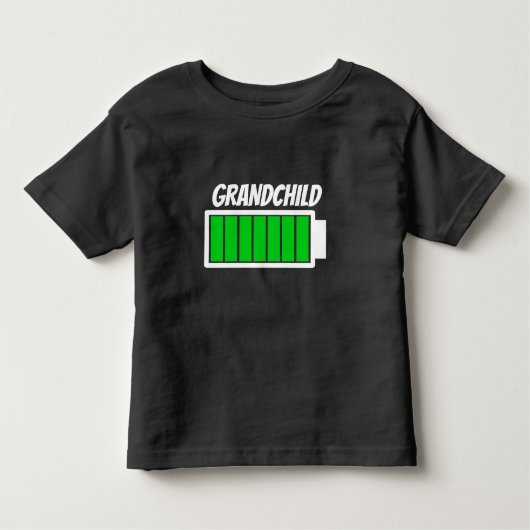 Großkindlicher Hochbatterie-Power-Spaß Kleinkind T-shirt (Vorderseite)