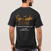Großkopf-Alien-Sci-Fi-Cartoon T-Shirt (Rückseite)